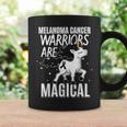 Melanoma Cancer Magical Unicorn Black Ribbon Dermatologist Coffee Mug Gifts ideas