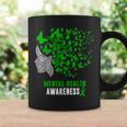 Mental Health Awareness Butterflies Green Ribbon Girl Coffee Mug Gifts ideas