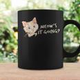 Meow's It Going Cute Cat Coffee Mug Gifts ideas