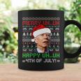 Merry Christmas Joe Biden Happy 4Th Of July Ugly Xmas Coffee Mug Gifts ideas