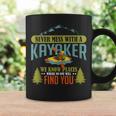 Never Mess With A Kayaker Kayak Sports Quote Coffee Mug Gifts ideas