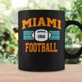 Miami Football Athletic Vintage Sports Team Fan Dark Coffee Mug Gifts ideas