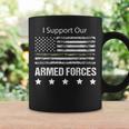 Military Appreciation Support Armed Forces Usa Flag Coffee Mug Gifts ideas