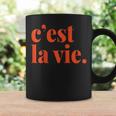 Minimalist French C'est La Vie Tassen Geschenkideen