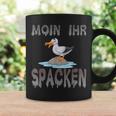 Moin Ihr Spacken Norden Seagull Flat German Slogan Tassen Geschenkideen