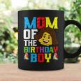 Mom Of The Birthday Boy Building Blocks Master Builder Coffee Mug Gifts ideas