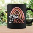 My Mom Is A Boss Rainbow Coffee Mug Gifts ideas