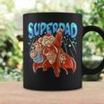 Monkey Dad Super Dad Superhero Daddy Chimpanzee Father's Day Coffee Mug Gifts ideas