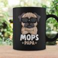 Mops Papa Lustiges Tassen, Pug mit Sonnenbrillen für Hundeliebhaber Geschenkideen