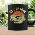 Motor Boat El Captain- Father Day Papa Boating Dad Coffee Mug Gifts ideas