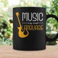 Music Lovers Quote My Second Language Coffee Mug Gifts ideas