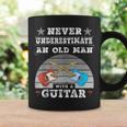 Musician Man Never Underestimate An Old Man With A Guitar Coffee Mug Gifts ideas