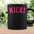 Name Nicki Personalized I Love Nicki Vintage Retro Coffee Mug Gifts ideas