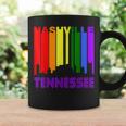 Nashville Tennessee Lgbtq Gay Pride Rainbow Skyline Coffee Mug Gifts ideas
