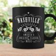 Nashville Vintage Tennessee Country Music City Guitar Coffee Mug Gifts ideas