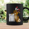 Native American Bear Teacher Hustle Nutritional Facts Coffee Mug Gifts ideas