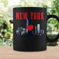 New York City Nyc Ny Skyline Statue Of Liberty Heart Coffee Mug Gifts ideas