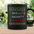 Nice Naughty Argentinian Christmas Checklist Argentina Coffee Mug Gifts ideas