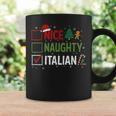 Nice Naughty Italian Christmas Xmas Santa Hat Coffee Mug Gifts ideas