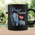 Niedliche Papa Elefant Schwangerschaftsankündigung Babyparty Tassen Geschenkideen