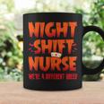 Night Shift Different Breed Halloween Costumes Nurse Coffee Mug Gifts ideas