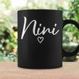 Nini For Grandma Heart Mother's Day Nini Coffee Mug Gifts ideas