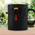 Nope Not Again Trump Sarcasm Avec Col En V Tasse Idées cadeaux