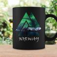 Norway Northern Lights Geometric Travel Coffee Mug Gifts ideas