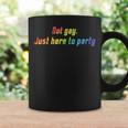 Not Gay Just Here To Party Lgbt Pride Straight Ally Coffee Mug Gifts ideas