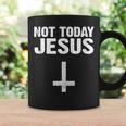 Not Today Jesus Satan Saying Coffee Mug Gifts ideas