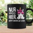 Nurerrückte Hier Komm Einhorn Wir Gehen Sarcasmus Tassen Geschenkideen