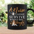 Nurse Beagle Mom Quote Dogs Lover Coffee Mug Gifts ideas