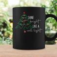 Nurse Christmas Lights Shine Bright Like A Call Light Coffee Mug Gifts ideas