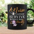 Nurse Poodle Mom Quote Dogs Lover Coffee Mug Gifts ideas