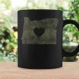 The Official Oregon Love Heart Beige Coffee Mug Gifts ideas