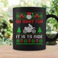 Oh What Fun It Is To Ride Motorcycle Ugly Christmas Coffee Mug Gifts ideas