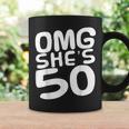 Omg She's 50Th Birthday Crew 50 Year Old Birthday Squad Coffee Mug Gifts ideas