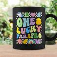One Lucky Parapro St Patrick's Day Paraprofessional Groovy Coffee Mug Gifts ideas