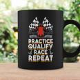 Open Wheel Formula Racing Car Practice Qualify Race Repeat Coffee Mug Gifts ideas