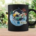 Orca Japonesa Gran Ola Kanagawa Japón Arteintage Taza de café Ideas de regalos