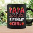 Papa Of The Berry First Birthday Of Girl Strawberry Dad Coffee Mug Gifts ideas