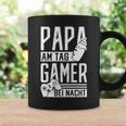 Papa Am Tag Gamer In Der Nacht Geschenk Dadatertag Tassen Geschenkideen