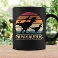 Papasaurus Dinosaur With Papaon Drei Kinder Dino Triplets Tassen Geschenkideen