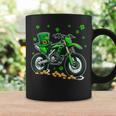 Patrick's Day Dirt Bike Shamrocks Lucky Patrick's Day Coin Coffee Mug Gifts ideas