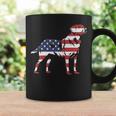 Patriotic Labrador Retriever Wearing Usa Flag 4Th July Coffee Mug Gifts ideas