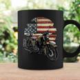 Patriotic Motorcycle Vintage American Us Flag Biker Coffee Mug Gifts ideas