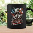 Patriotic Old Biker American Us Flag Vintage Motorcycle Coffee Mug Gifts ideas