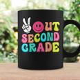 Peace Out 2Nd Grade Graduation Class 2024 Last Day Of School Coffee Mug Gifts ideas