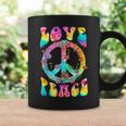 Peace Costume Sign Love 60S 70S Tie Dye Hippie Women Coffee Mug Gifts ideas