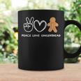 Peace Love Gingerbread Retro Gingerbread Lover Coffee Mug Gifts ideas